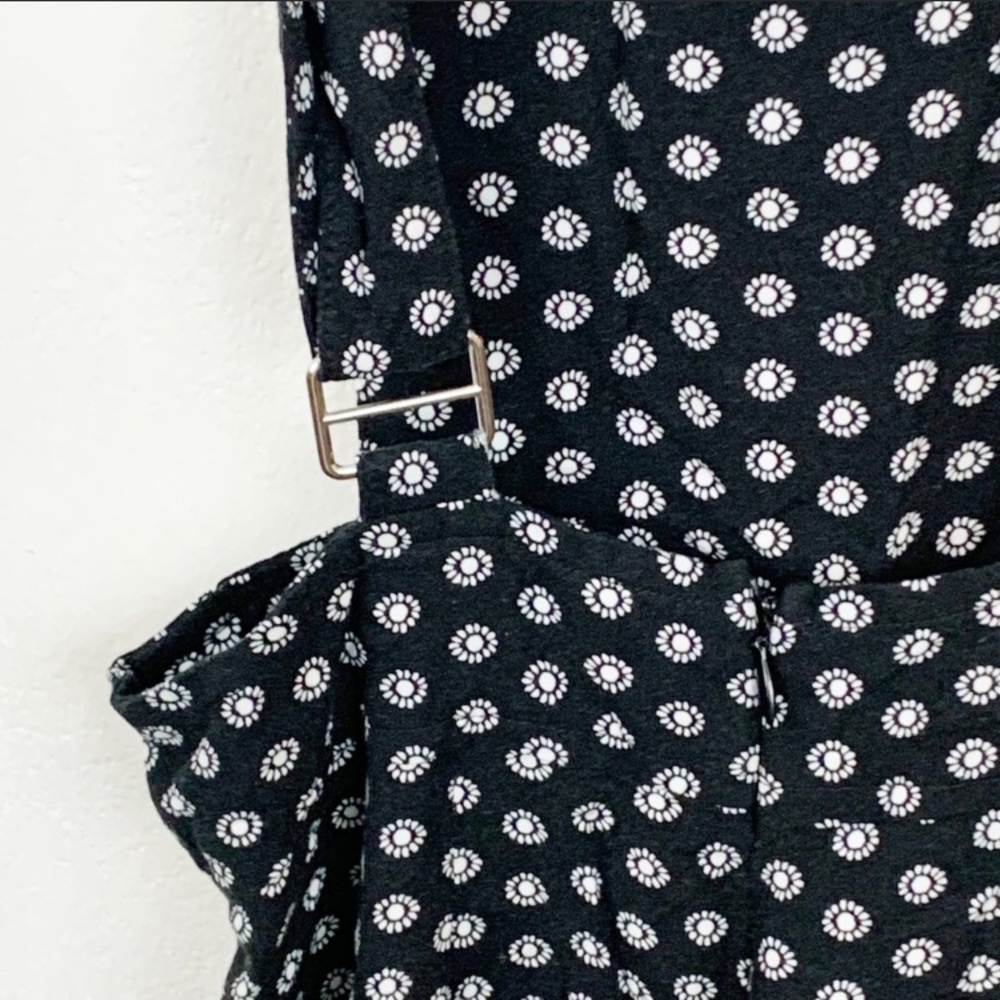 Sky & Sparrow XS Black Daisy Print Pants One Piece Romper Pants Jumpsuit‎ - Picture 5 of 5